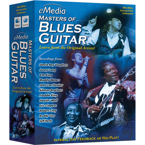 eMedia Music Masters of Blues Guitar - Blues Guitar Instruction for Mac (Download)