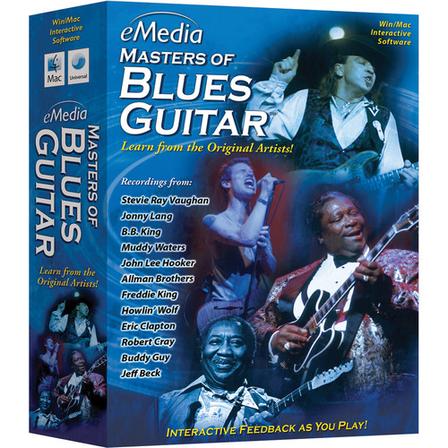 eMedia Music Masters of Blues Guitar - Blues Guitar Instruction for Windows (Download)