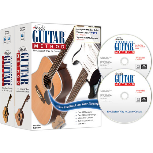 eMedia Music Guitar Method Deluxe - Guitar Learning Software (Mac, Download)