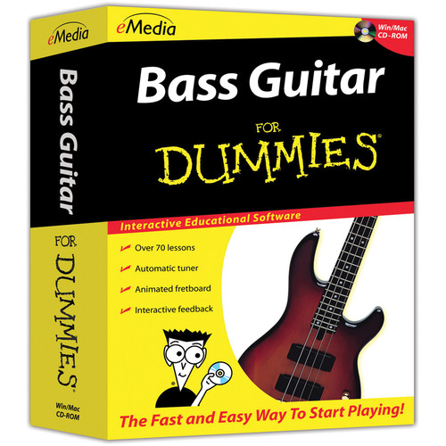 eMedia Music Bass Guitar for Dummies: Beginner Bass Guitar Lessons for Mac (Download)