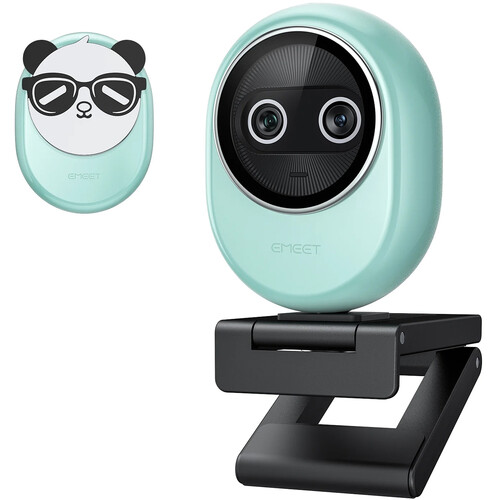 EMEET Piko Dual-Lens 4K Webcam (Green)