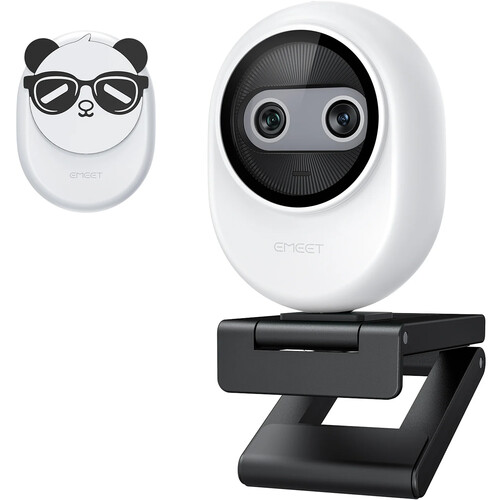 EMEET Piko+ Dual-Lens 4K Webcam (White)