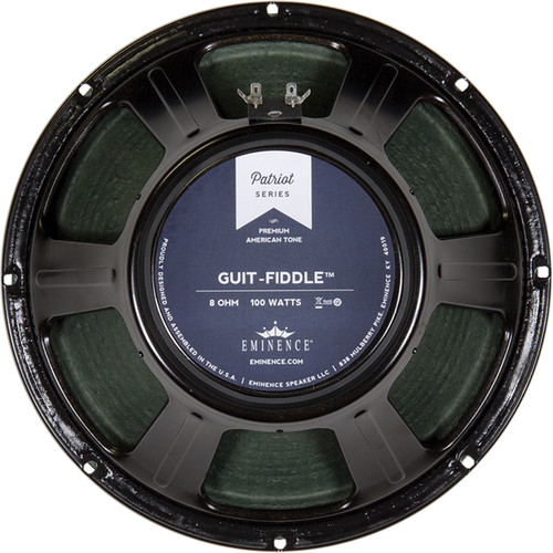 Eminence Guit-Fiddle Speaker for Electric Violins and Guitars (12", 8 Ohms)