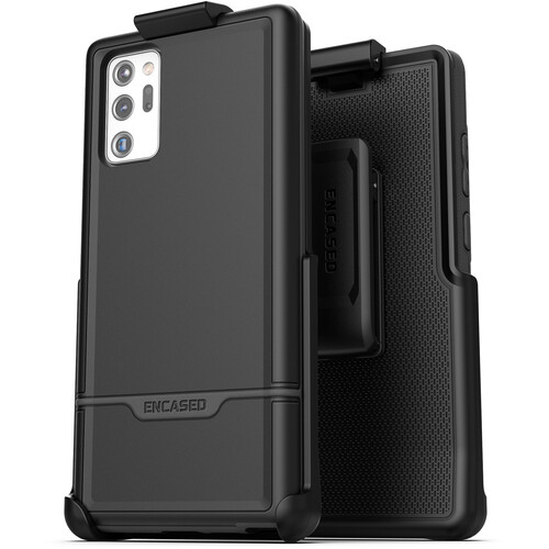 Encased Rebel Case & Belt Holster for Samsung Galaxy Note 20 Ultra (Black)
