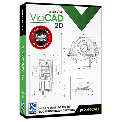 Encore Punch! ViaCAD v14 2D
