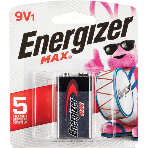Energizer 9V Alkaline Battery (4-Pack)