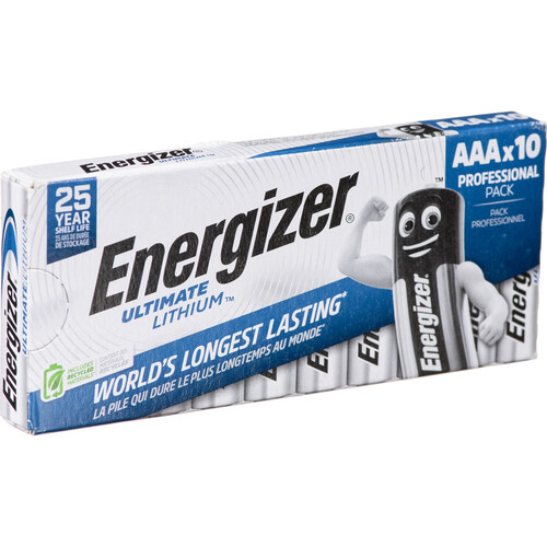 Energizer AAA Lithium Batteries (10-Pack)