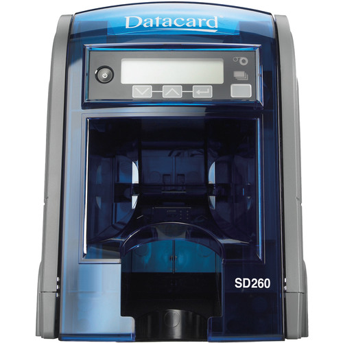 Entrust SD260L ID Card Printer with Automatic Feed Hopper and Smart Card Enabled