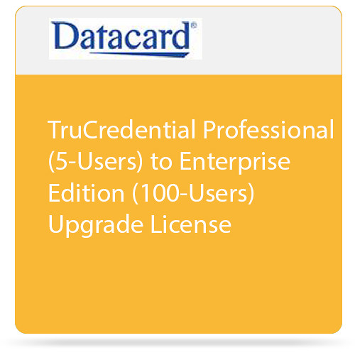 Entrust TruCredential Professional (5-Users) to Enterprise Edition (100-Users) Upgrade License