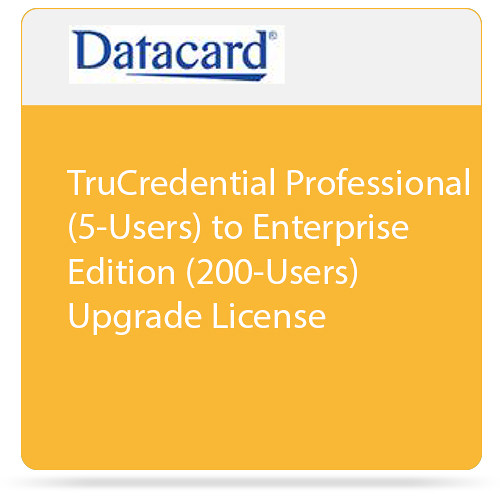 Entrust TruCredential Professional (5-Users) to Enterprise Edition (200-Users) Upgrade License