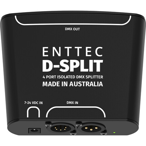 ENTTEC D-Split DMX Splitter with 3-Pin Output Ports