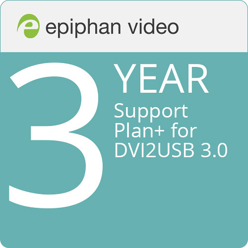 Epiphan 3-Year Support Plan+ for DVI2USB 3.0