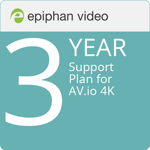 Epiphan 3-Year Support Plan for AV.io 4K
