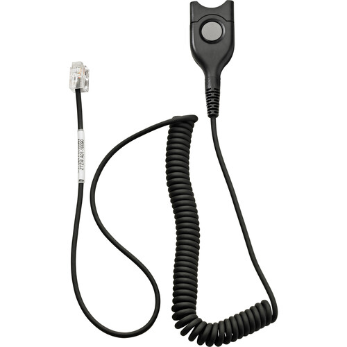 EPOS CSTD 17 Easy Disconnect to RJ9 with Coiled Cable