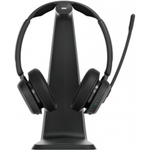 EPOS IMPACT 1061T ANC Double-Sided MS Teams Wireless Headset with BrainAdapt Technology and Charging Stand