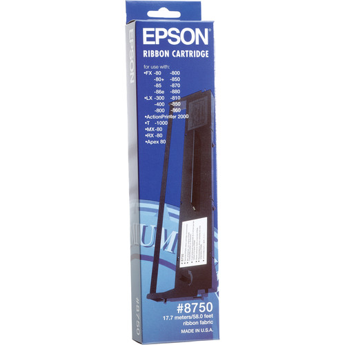 Epson 8750 Black Fabric Ribbon Cartridge 8750 B&H Photo Video