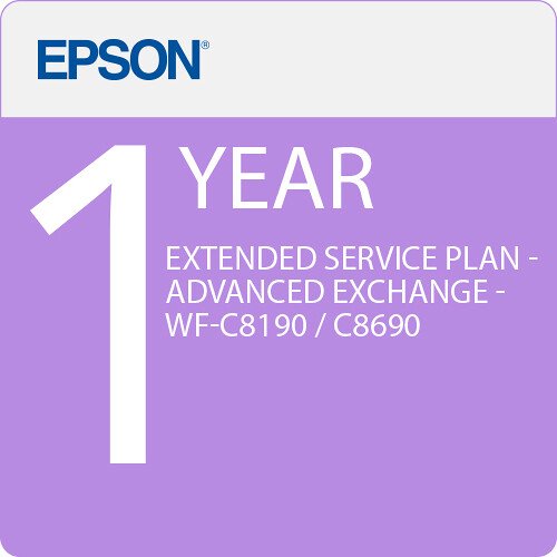 Epson 1-Year Extended Service Plan for WF-C8190 / WF-C8690 / ST-C8000 (Premium)