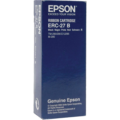 Epson ERC-27B Black Fabric Ribbon Cartridge for M-290 & ERC-27B