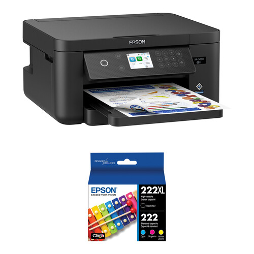 Epson Expression Home XP-5200 Wireless All-In-One Color Printer with Multi-Pack Ink Cartridge Kit