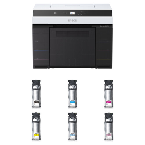 Epson SureLab D1070 Professional Minilab Printer with T46J Ink Packs Kit