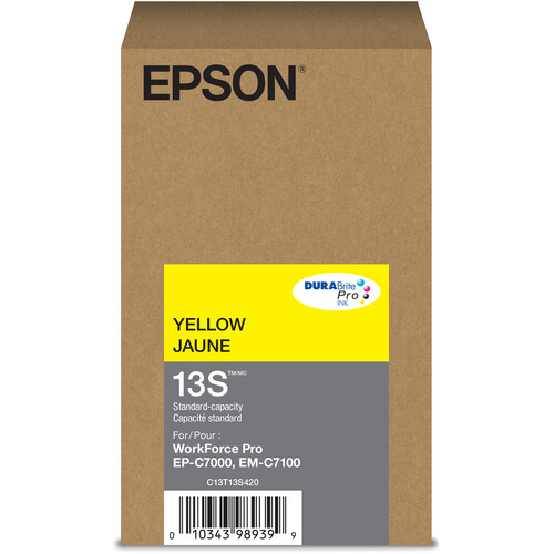 Epson DURABright Pro 13S Standard-Capacity Inkjet Cartridge (Yellow)