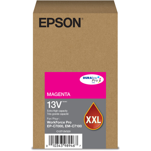 Epson T13V High-Capacity Inkjet Cartridge for WorkForce Pro Printers (Magenta)