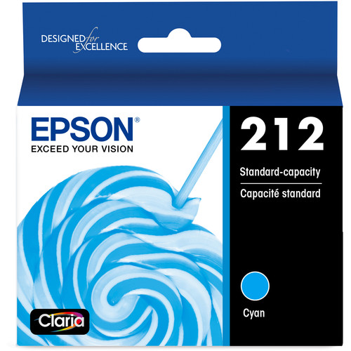 Epson Claria 212 Standard-Capacity Cyan Ink Cartridge