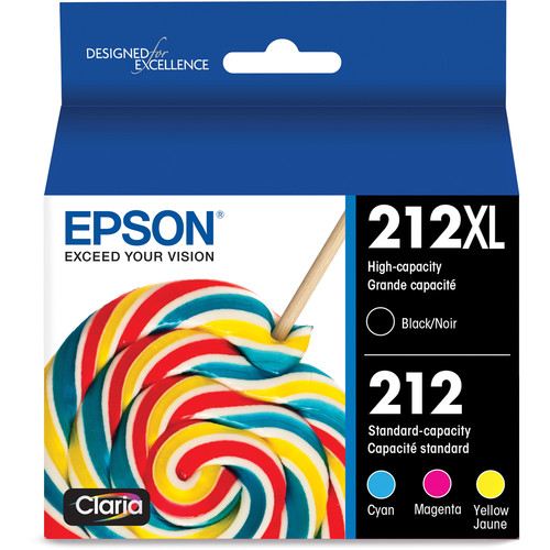 Epson Claria 212 Standard-Capacity Color and T212XL-BCS B&H