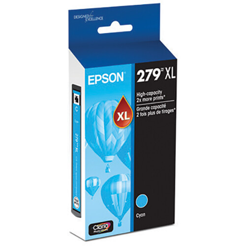 Epson 279XL Claria High Capacity Photo Hi-Definition Ink Cartridge (Cyan)