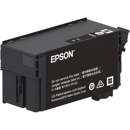 Epson UltraChrome XD2 T40W Black High-Capacity Ink Cartridge (80mL)