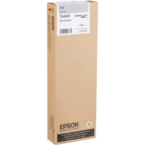 Epson UltraChrome PRO12 Gray Ink Cartridge (700mL)