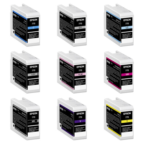 Epson UltraChrome PRO10 Cartridge Bundle without Photo Black