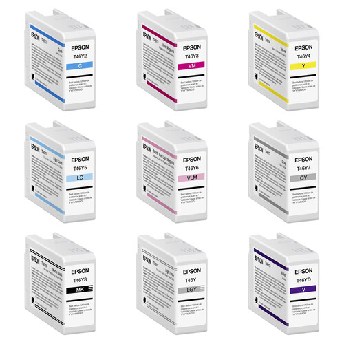 Epson T46Y UltraChrome PRO10 Cartridge Bundle Without Photo Black
