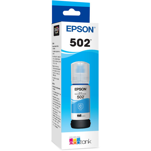 Epson T502 Cyan EcoTank Ink Bottle (70mL)