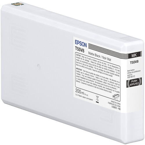 Epson T55V Matte Black UltraChrome PRO10 Ink Cartridge T55V800