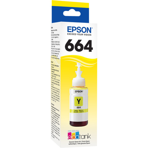 Epson T664 Yellow Ink Bottle (70mL)