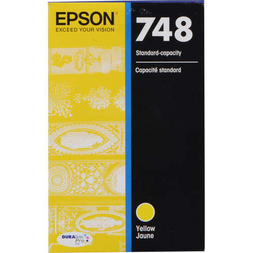 Epson DURABrite Pro 748 Standard Capacity Yellow Ink Cartridge