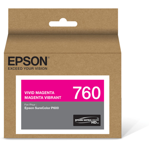 Epson T760 Vivid Magenta Ultrachrome HD Ink Cartridge