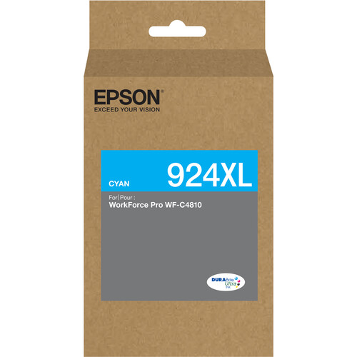 Epson DURABrite Ultra T924XL High Capacity Cyan Ink Cartridge for WorkForce Pro WF-C4810