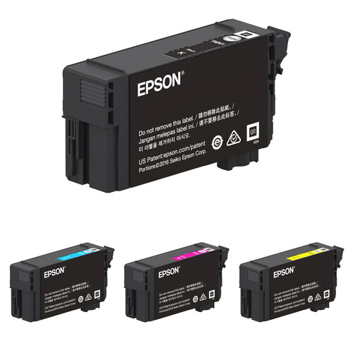 Epson UltraChrome XD2 T40V Black and Color Ink Cartridges Kit