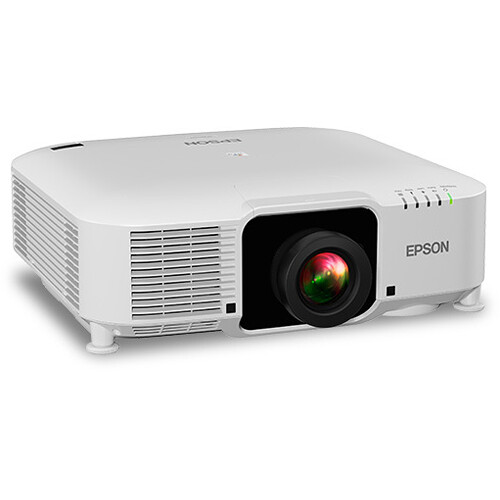 Epson EB-PU1006W 6000-Lumen WUXGA Laser 3LCD Projector with 4K Enhancement (No Lens, White)