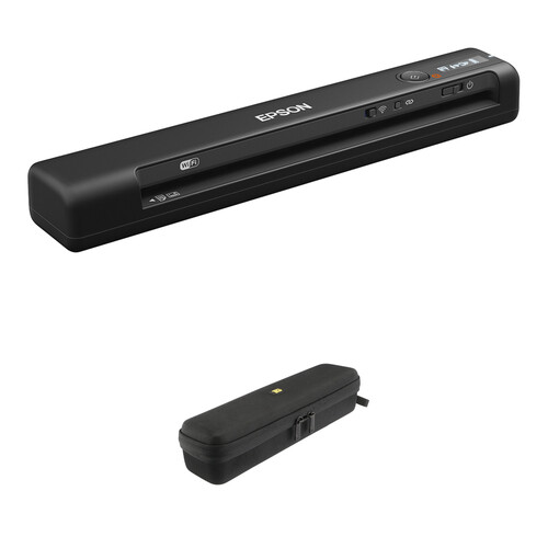 Epson Workforce ES-60W Wireless Portable Document Scanner & Case Kit