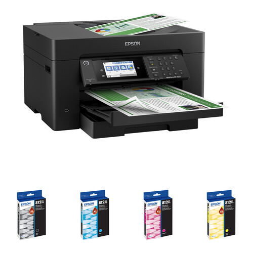 Epson WorkForce Pro WF-7820 All-in-One Inkjet Printer with T812
