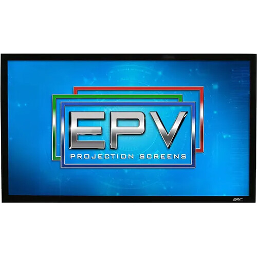 Epv EF138C-A4K AcousticPro 4K eFinity 53.7 x 126.7" EDGE FREE Acoustically Transparent Fixed Frame Projection Screen