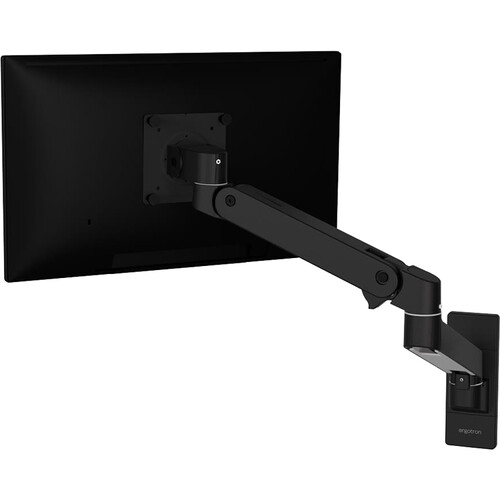 Ergotron LX Pro Single-Arm Wall Monitor Mount for up to 34" Displays (Black)