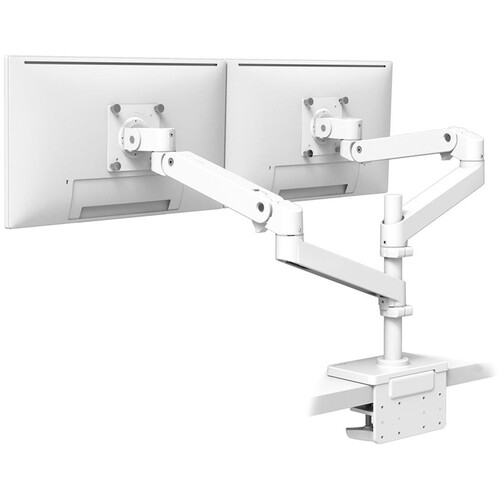 Ergotron LX Pro Dual Stacking Arm Desk Mount for up to 24" Displays (White)