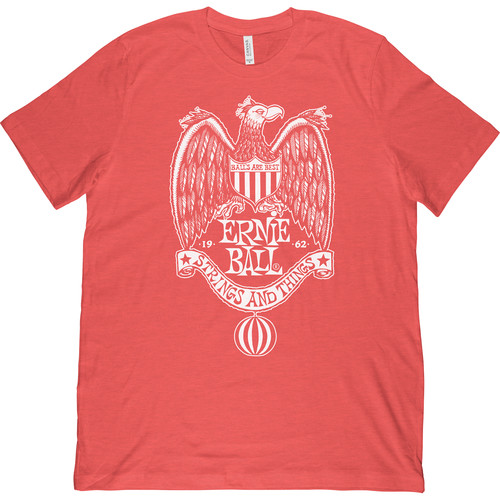 Ernie Ball 1962 Strings and Things T-Shirt (X-Large, Red)