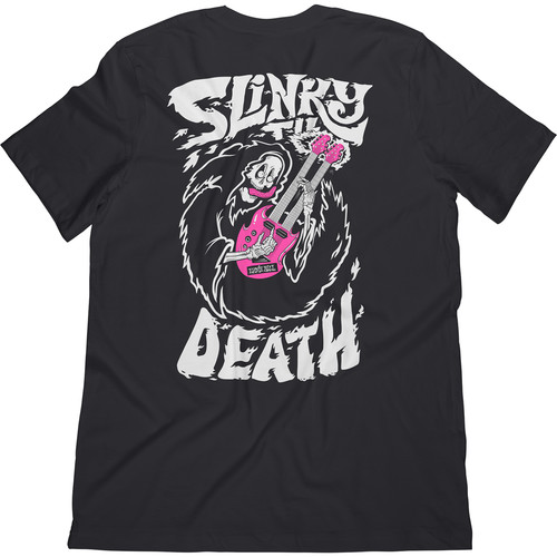 Ernie Ball Slinky Till Death T-Shirt (Large, Black)