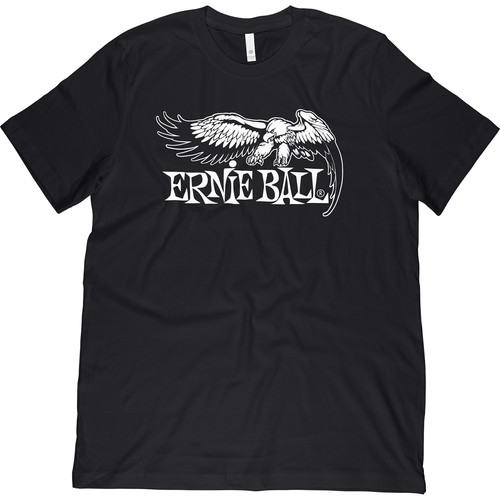 Ernie Ball Classic Eagle T-Shirt (Large, Black)