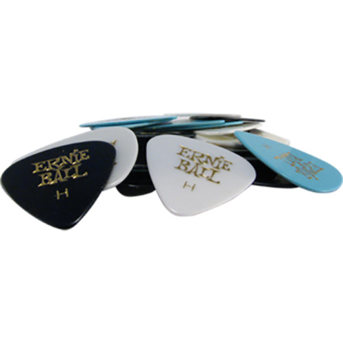 Ernie Ball Bag of 24 Heavy Picks (Assorted Colors)